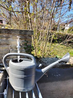 Teaserbild für Unterstützung beim Füllen von Gießkannen