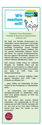 Teaserbild für Fairtrade