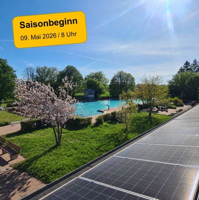 Teaserbild für Freibadsaisoneröffnung im Freibad Renningen – Start am 9. Mai 2026