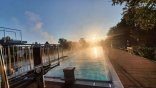 Freibad Renningen Sonnenaufgang