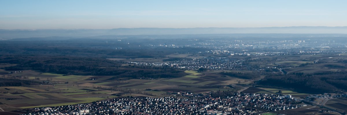 Luftbild Renningen Nord Bürgerbüro Renningen