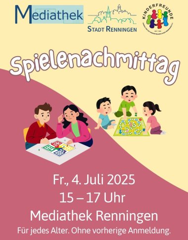 Spielenachmittag - 1 Flyer Spielenachmittag