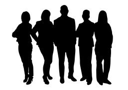 Silhouette Mitarbeiter