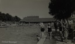 Freibad Renningen in den 40er Jahren