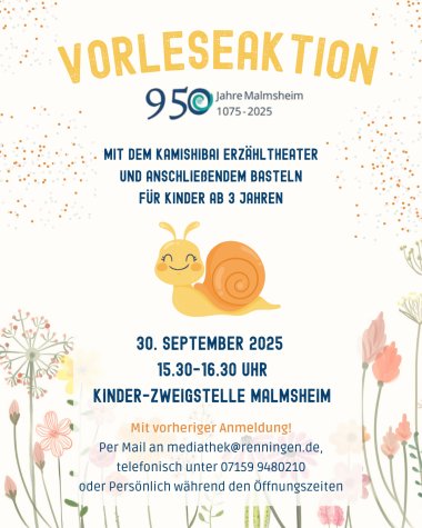950 Jahre - Homepage und Social Media Vorleseaktion