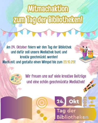 Mitmachaktion Tag der Bibliotheken