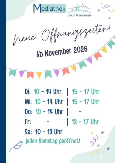 Neue Öffnungszeiten - 2 Neue Öffnungszeiten - 2