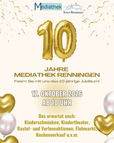 Jahre Mediathek Renningen - 4 Termine Geschichten erleben