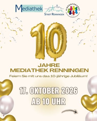 Jahre Mediathek Renningen - Werbebild