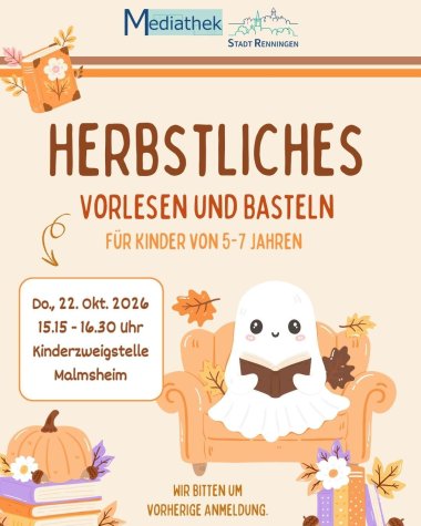 Herbst Vorleseaktion - Homepage, Social Media, Stadtnachrichten Termine Geschichten erleben
