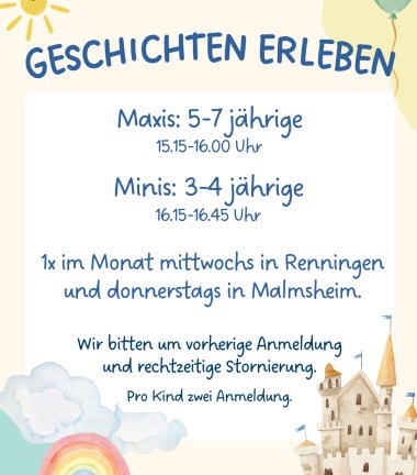 Termine Geschichten erleben