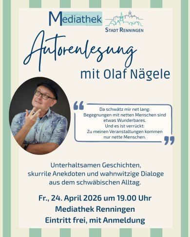 Autorenlesung - Stadtnachrichten_Homepage Olad Nägele